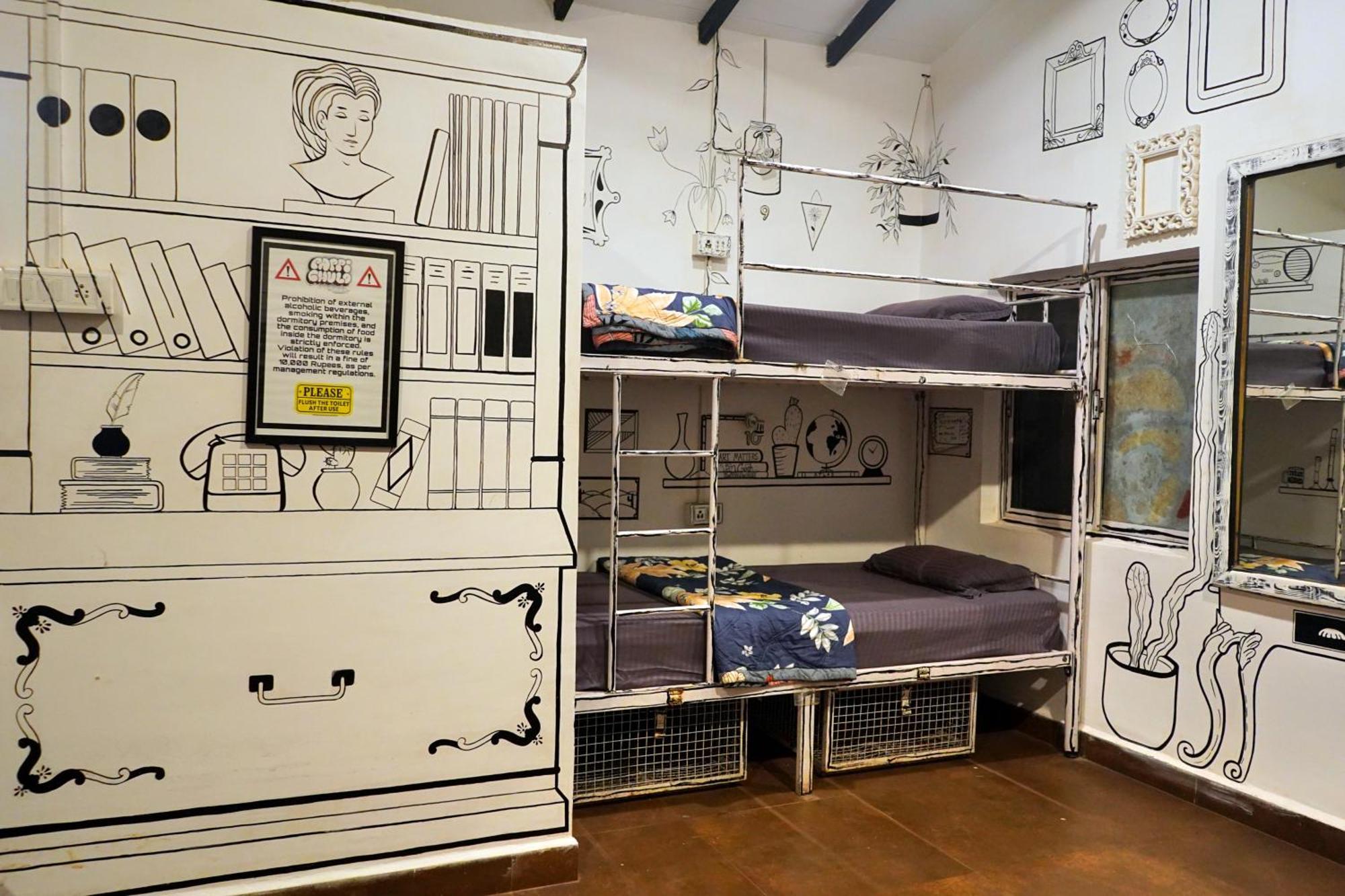 Pappi Chulo Vagator Hostel Kültér fotó